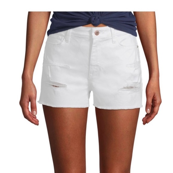 Womens High Rise Shortie Short-Juniors - Picture 1 of 2